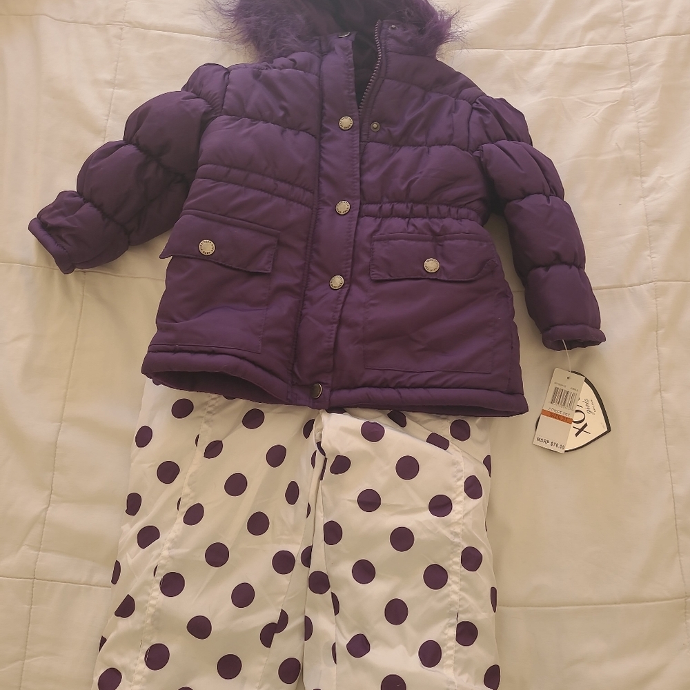 Xoxo girls 2pc snow biberall and jacket (different sizes)